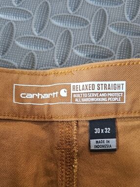 Carhartt Men’s Relaxed Straight Pants — Brown/Tan